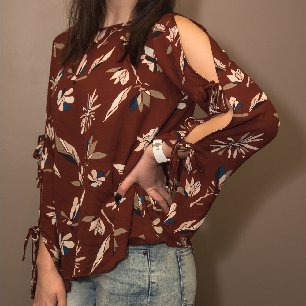 Long sleeve blouse